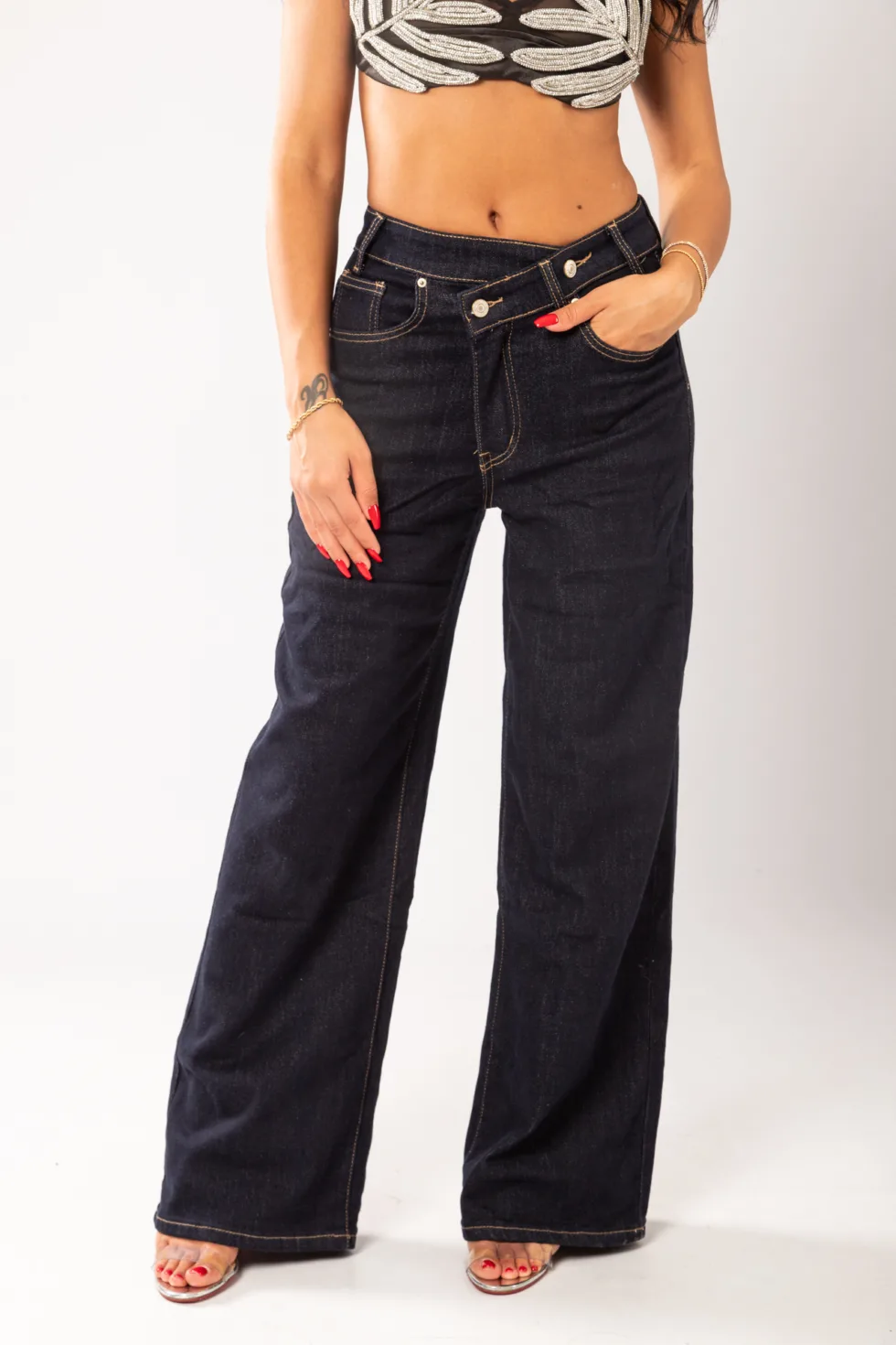 Pantalone jeans moon